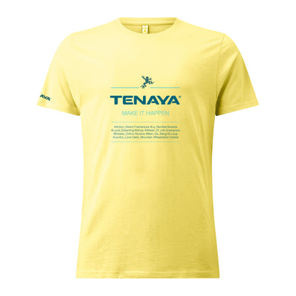 T-Shirt Tee Routes yellow