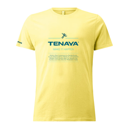 T-Shirt Tee Routes yellow